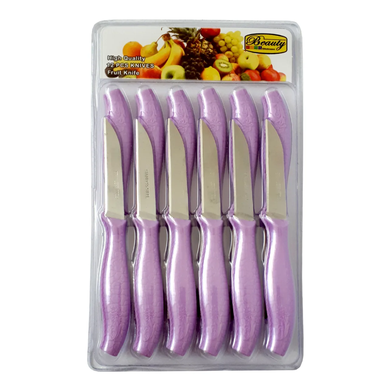 کارد میوه خوری بیوتی کد 6671 بسته 12 عددی کارد میوه خوری بیوتی کد 6671 بسته 12 عددی