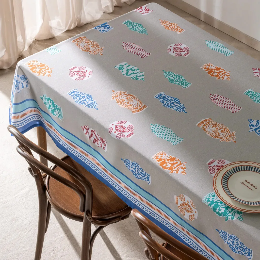 سفره هشت نفره مادام کوکو مدل Rosanel سایز 150*250 سانتی متر