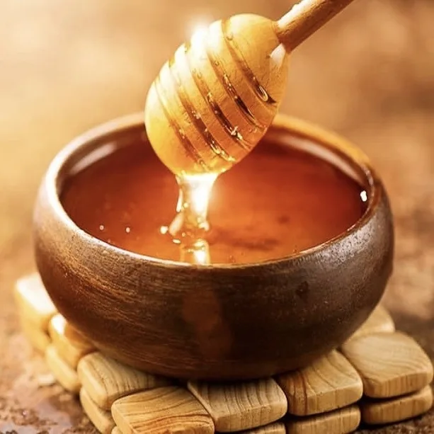 قاشق عسل چوبی مدل چنار طبیعی کد a 132