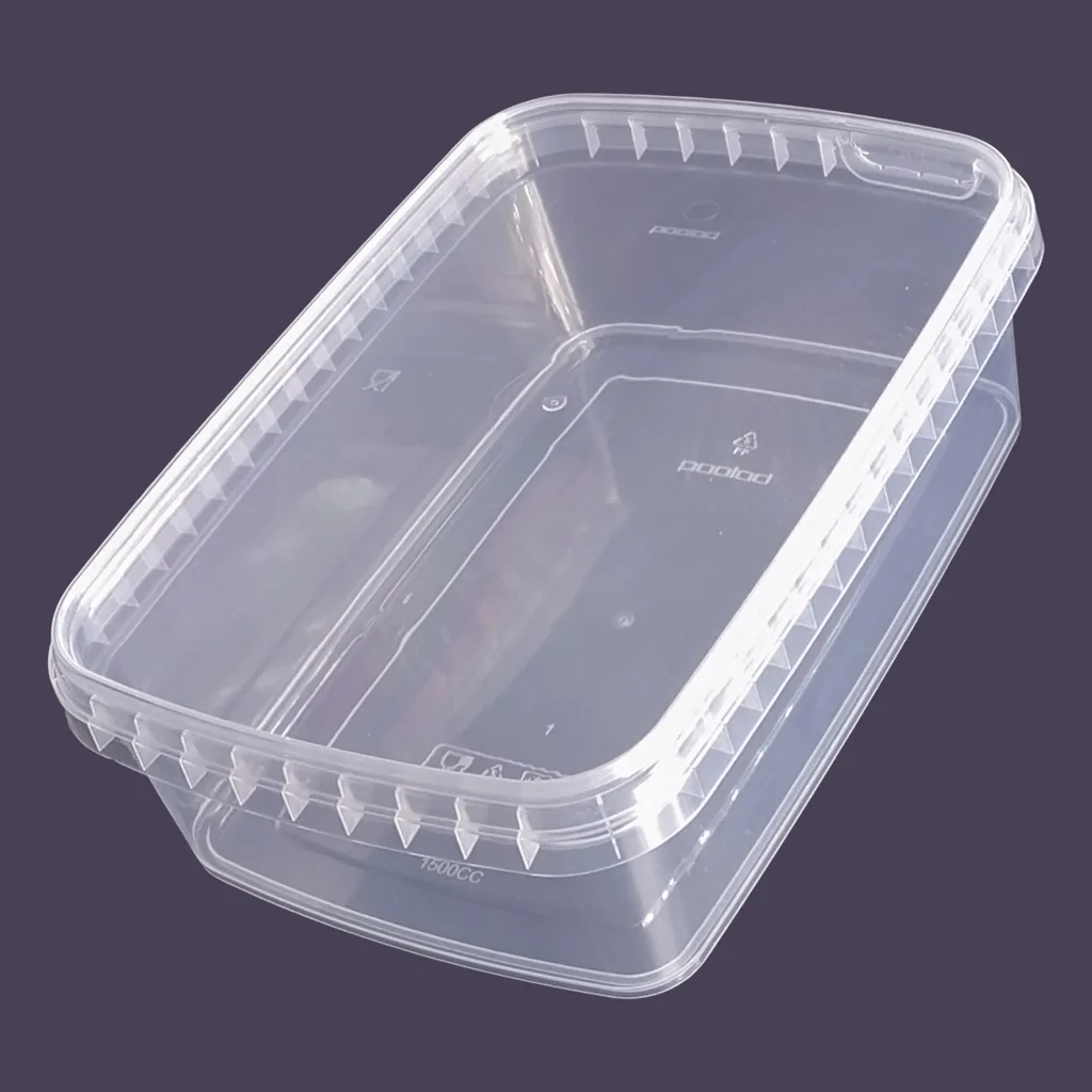 ظرف نگهدارنده پولاد پویش مدل فریزری ایکس لارج کد 1500cc بسته 5 عددی