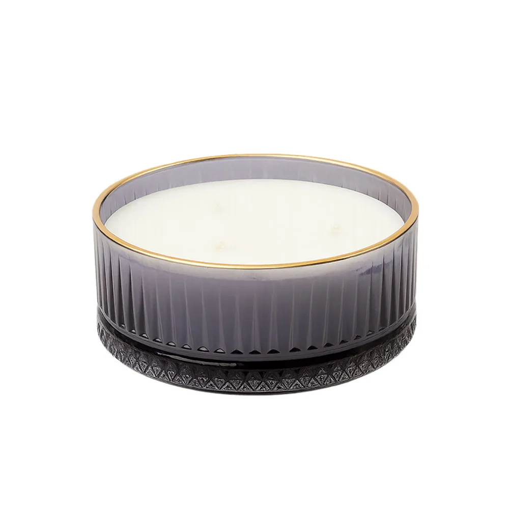 شمع لیوانی معطر انگلیش هوم مدل Gece Mavisi با رایحه پرتقال، رز، نعنای هندی، گل یاسمن زمان اتمام 20 ساعت