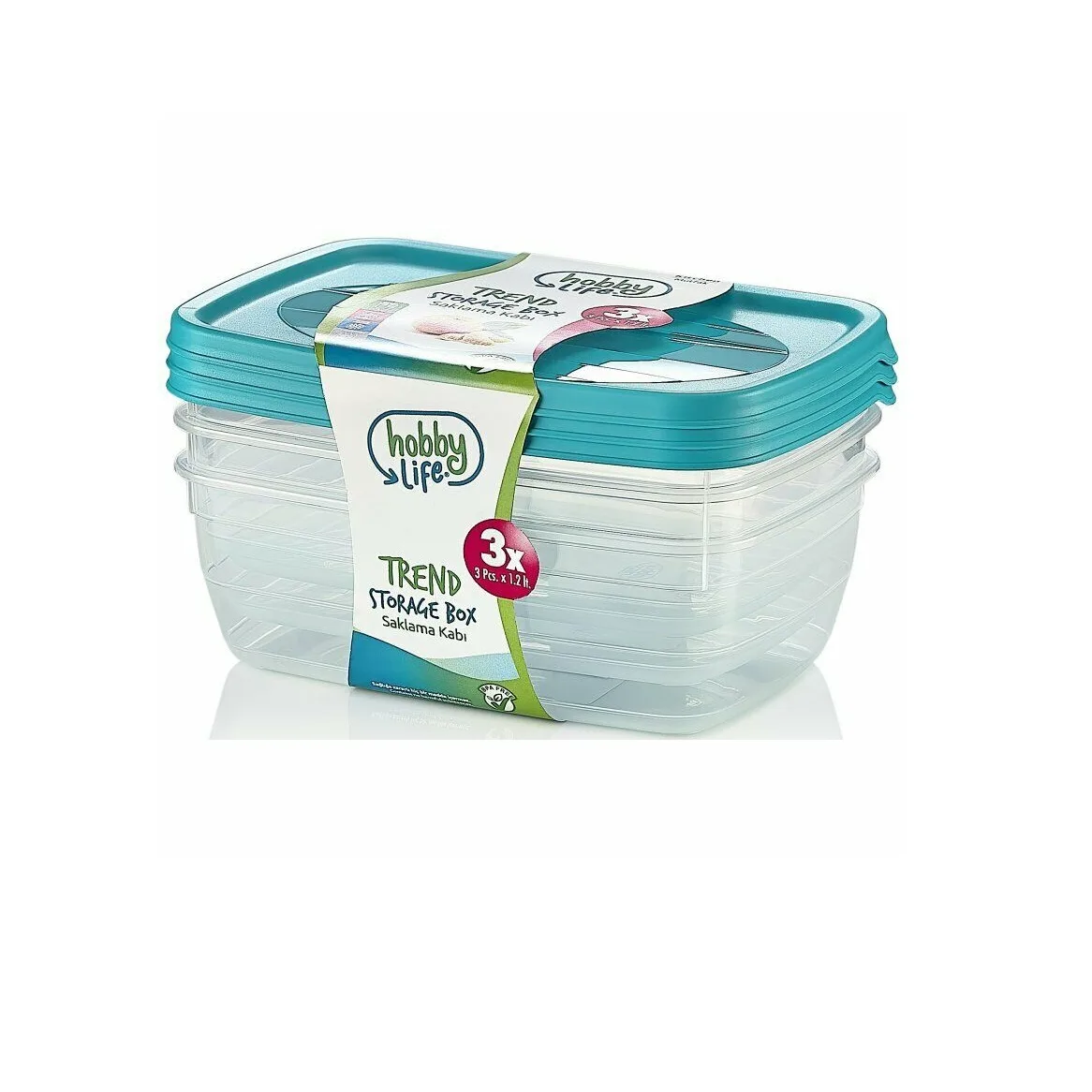 ظرف نگهدارنده هوبی لایف مدل H-021016 بسته 3 عددی