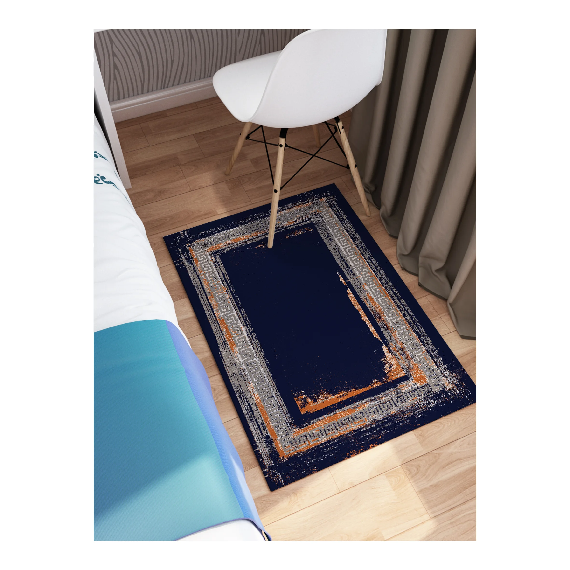 پادری مدل مستطیل کد 422 سایز 50x80 سانتی متر