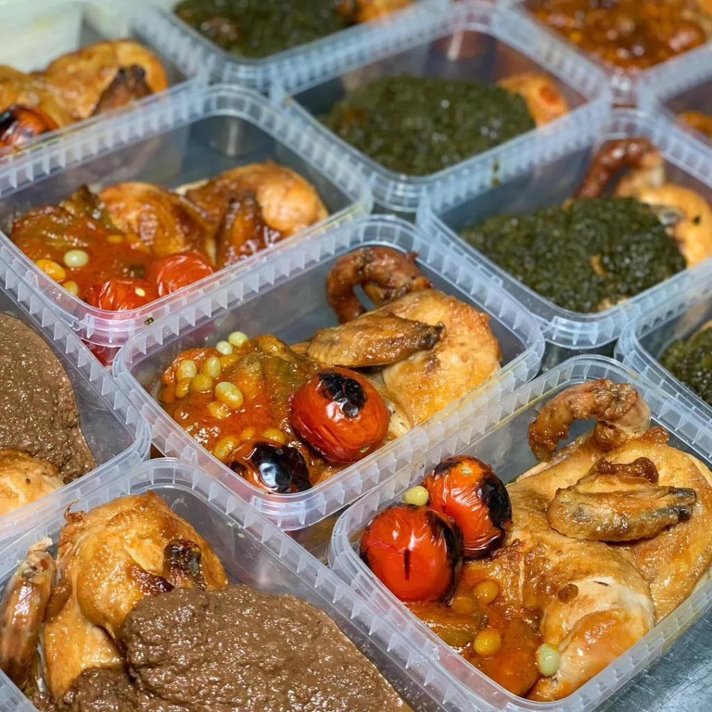 ظرف نگهدارنده مدل 1000cc بسته 6 عددی