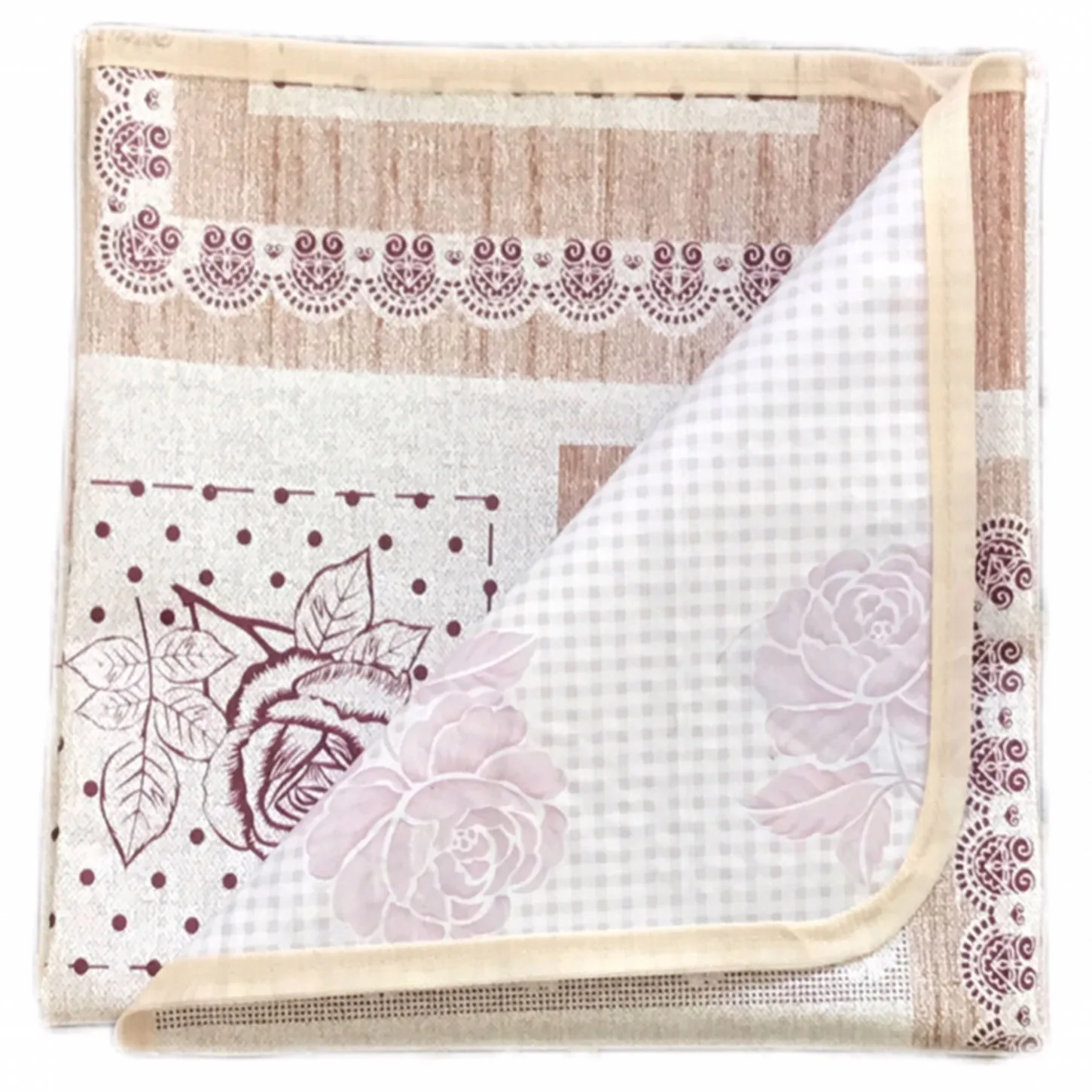 سفره 8 نفره مدل ماژستیک طرح 2 رو سایز 140×140 سانتی متر کد 05