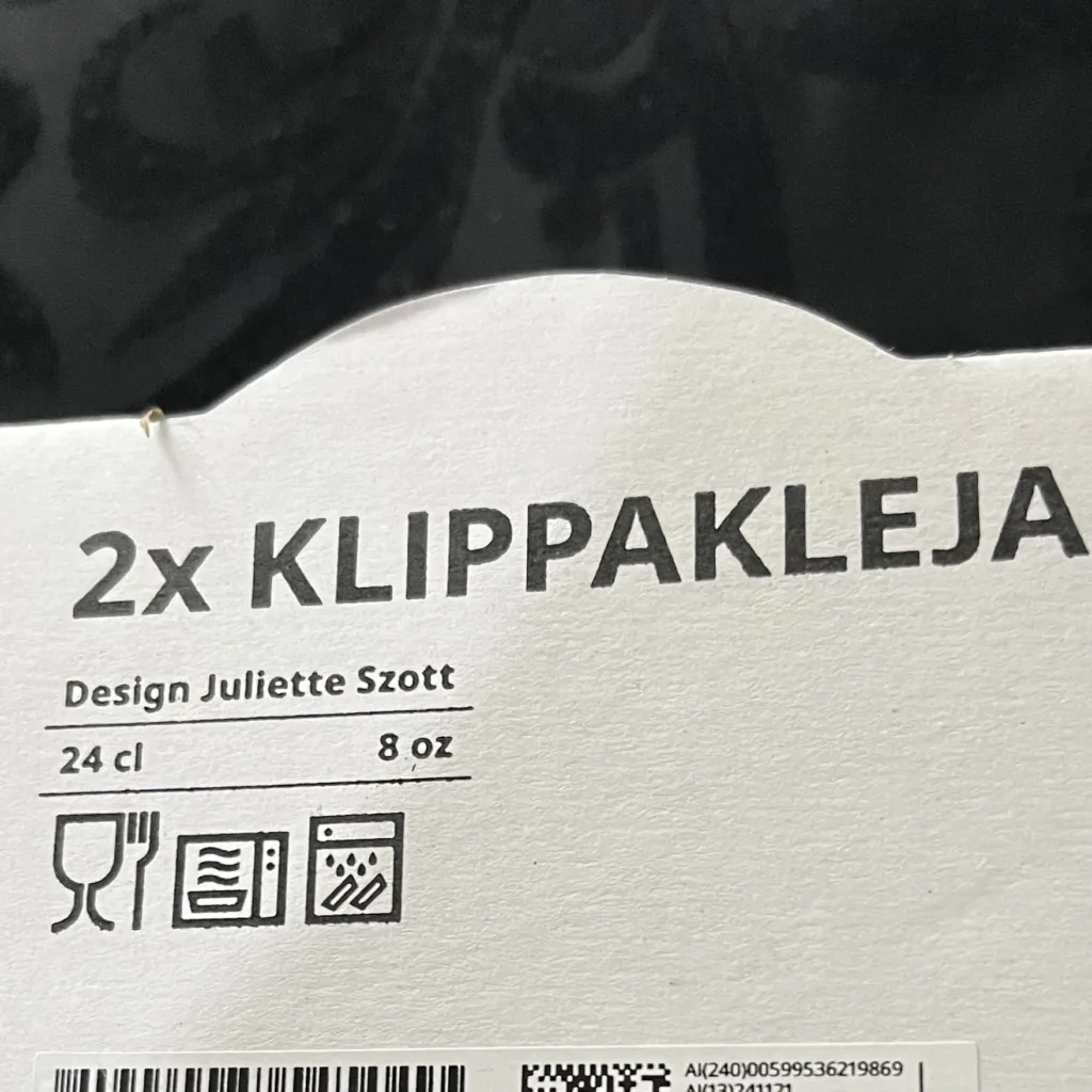 ماگ ایکیا مدل klippakleja مجموعه 2 عددی