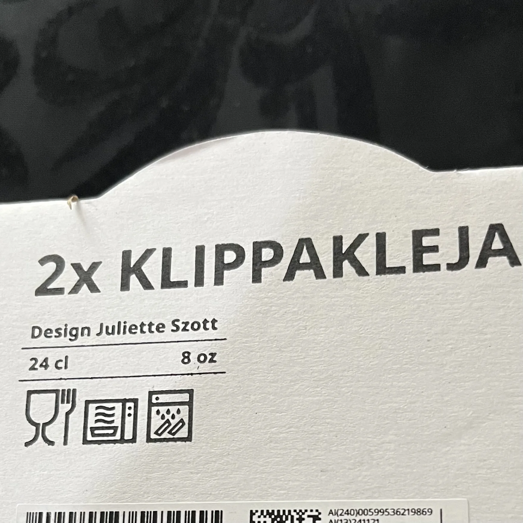 ماگ ایکیا مدل klippakleja مجموعه 2 عددی