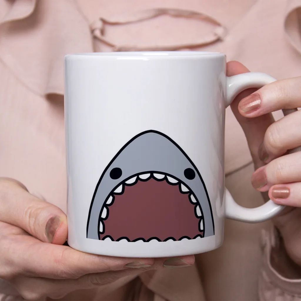 ماگ طرح فانتزی مدل کوسه SHARK