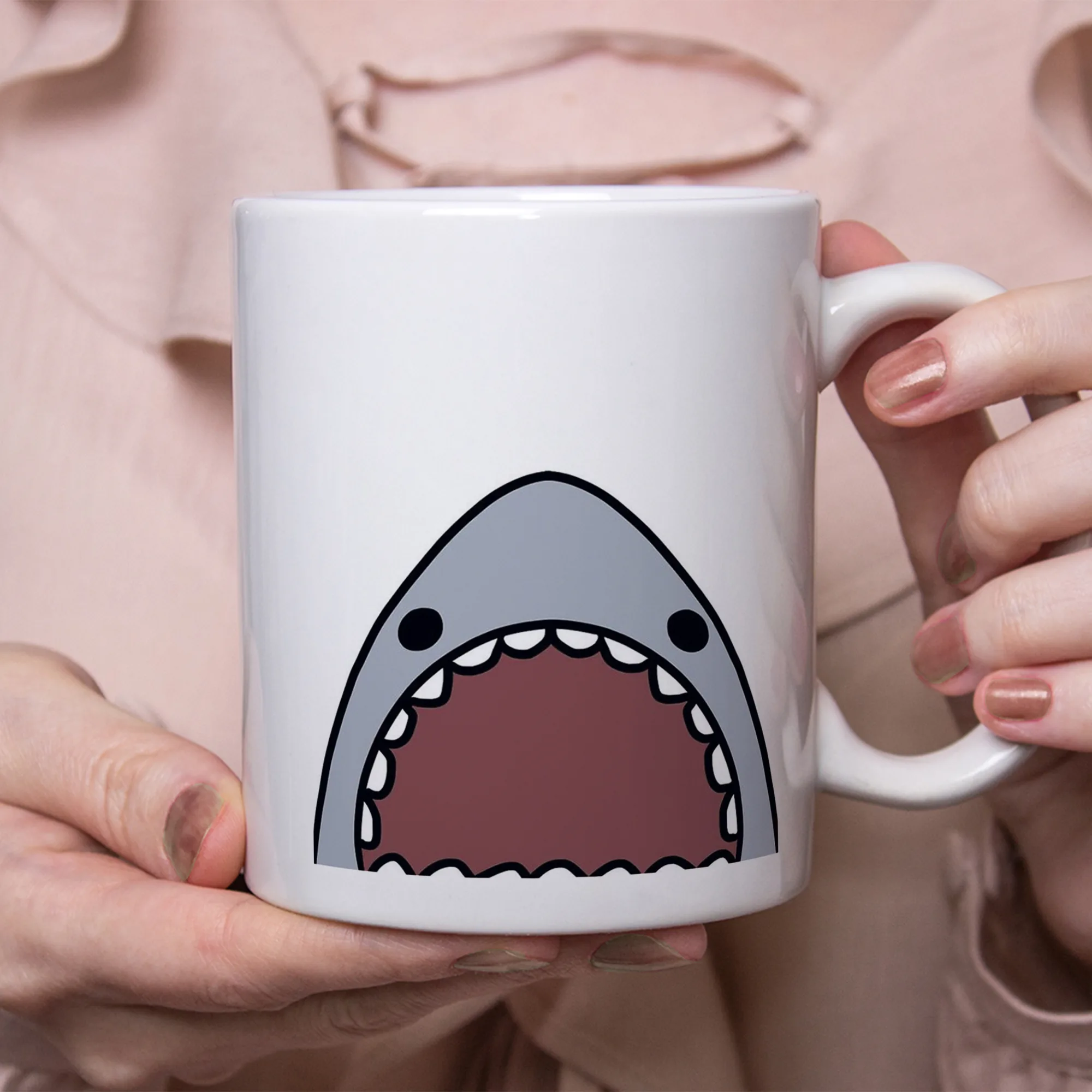 ماگ طرح فانتزی مدل کوسه SHARK