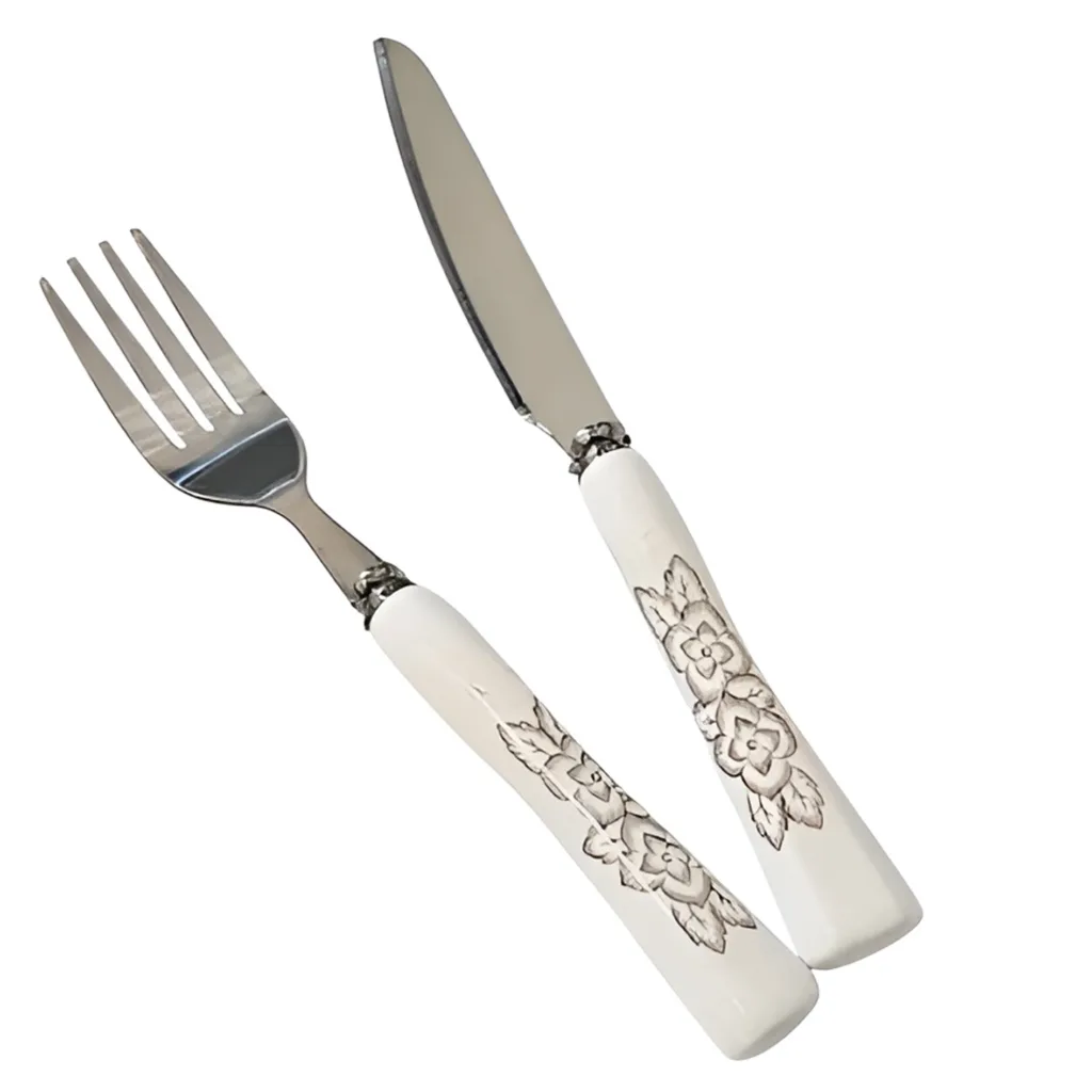 سرویس کارد و چنگال 12 پارچه مدل دسته دار کد FS-320