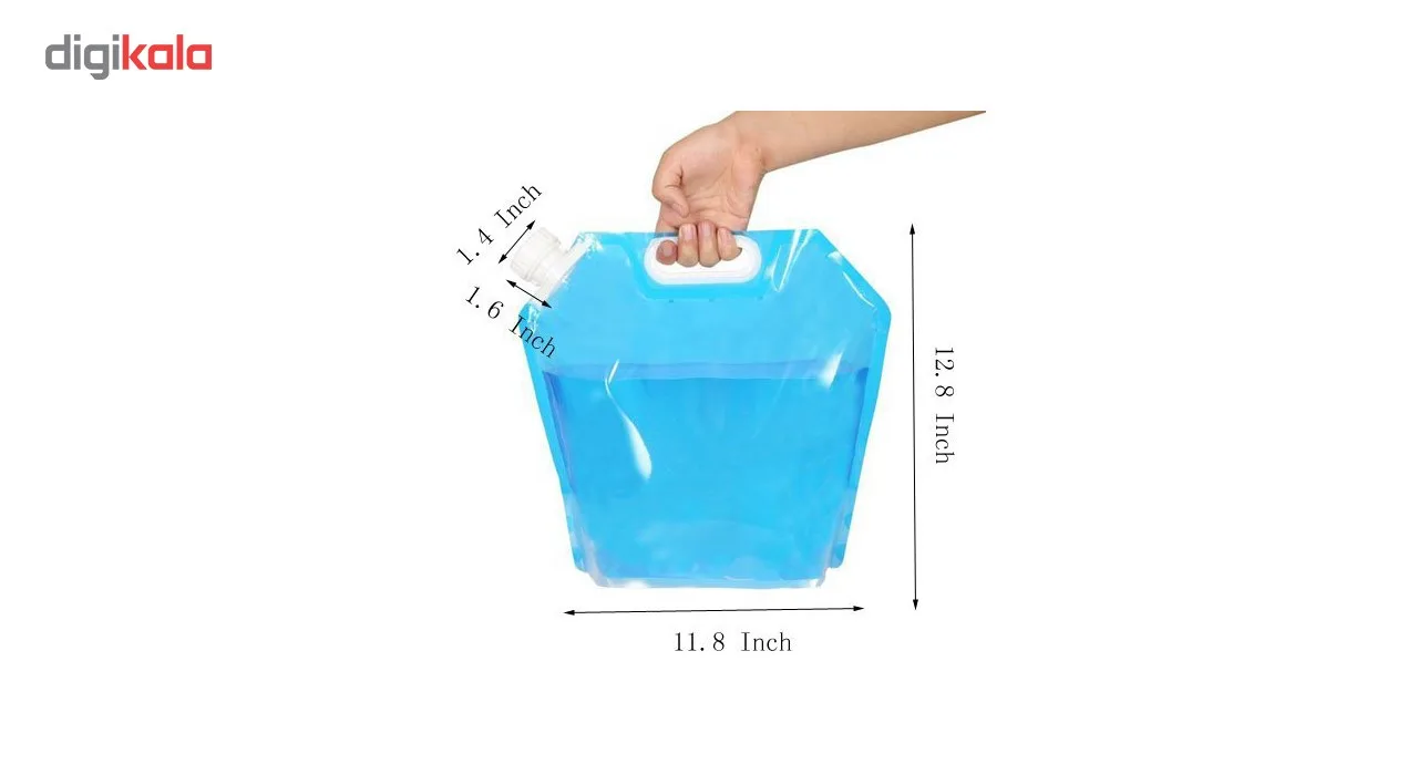 ظرف آب مدل تاشو 5 لیتری