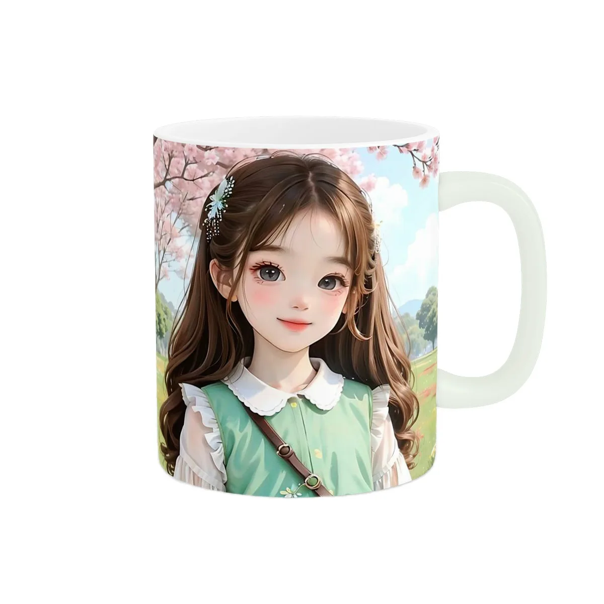 ماگ طرح دخترانه کد wall-8502