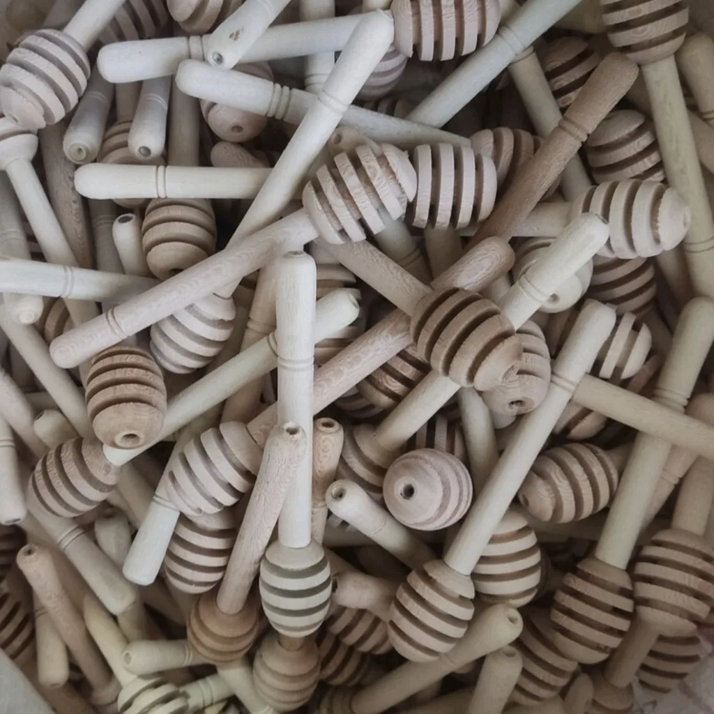 قاشق عسل خوری مدل چوبی کد a 133 بسته 2 عددی