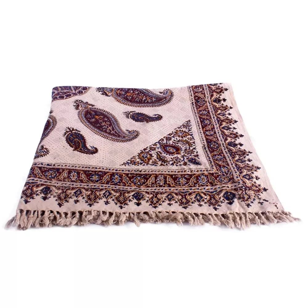 سفره 4 نفره دن هوم مدل قلمکار طرح بته جقه کد A.120