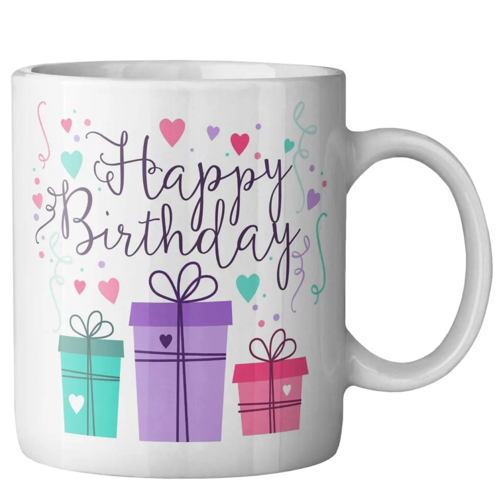 ماگ ماگستان مدل تولد مبارک جعبه کادویی