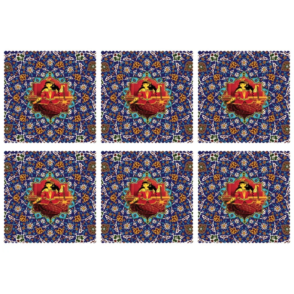 زیر بشقابی کد U1-42134 ست 6 عددی