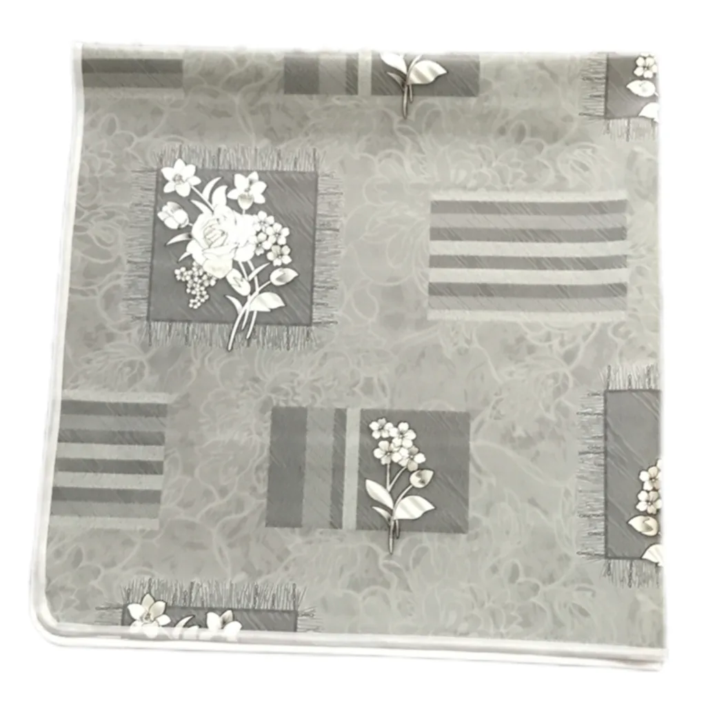 سفره 4 نفره مدل لایت طرح پشت نخی سایز 100×100 سانتی متر کد 05