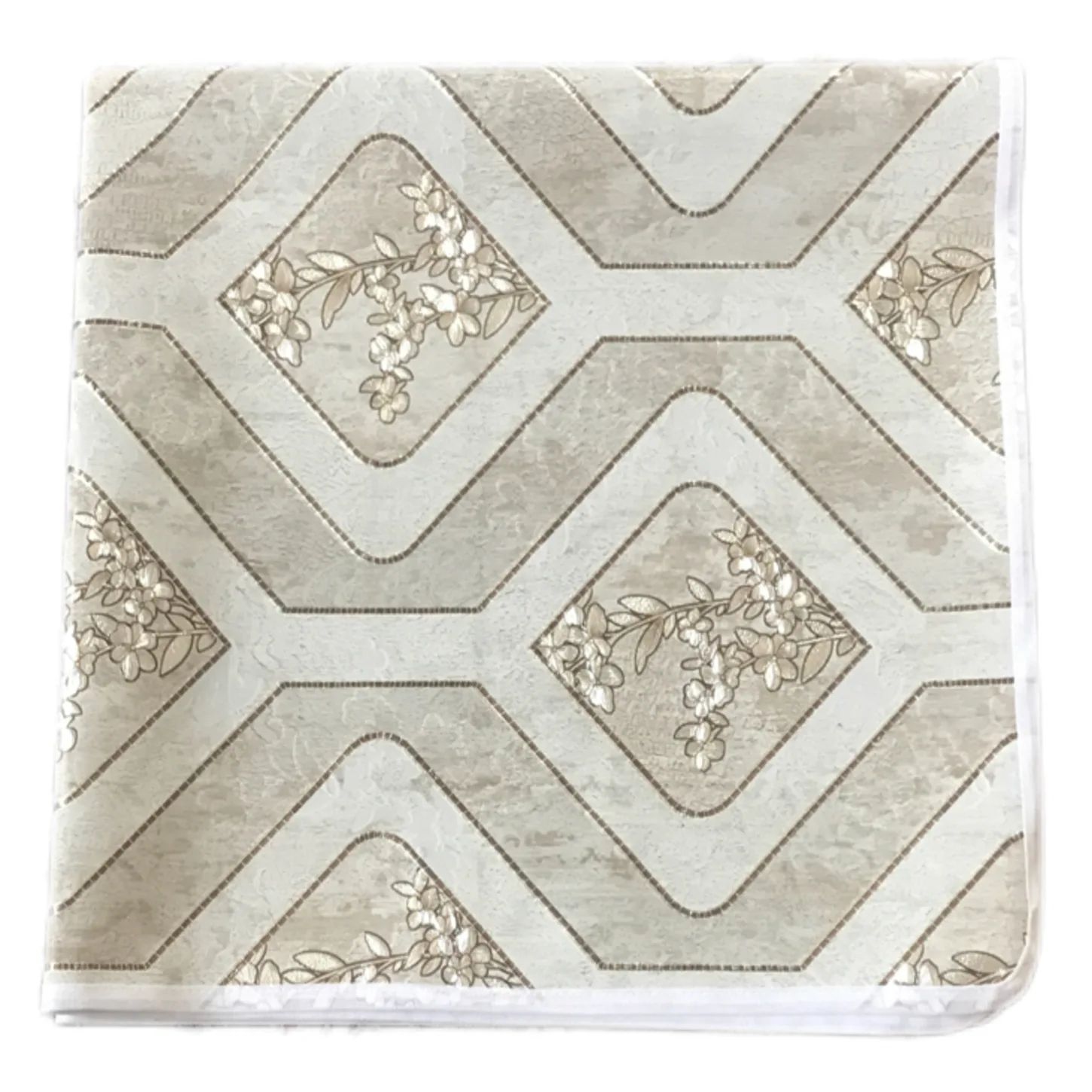 سفره 3 نفره مدل لوتوس طرح پشت نخی سایز 100×70 سانتی متر کد 05