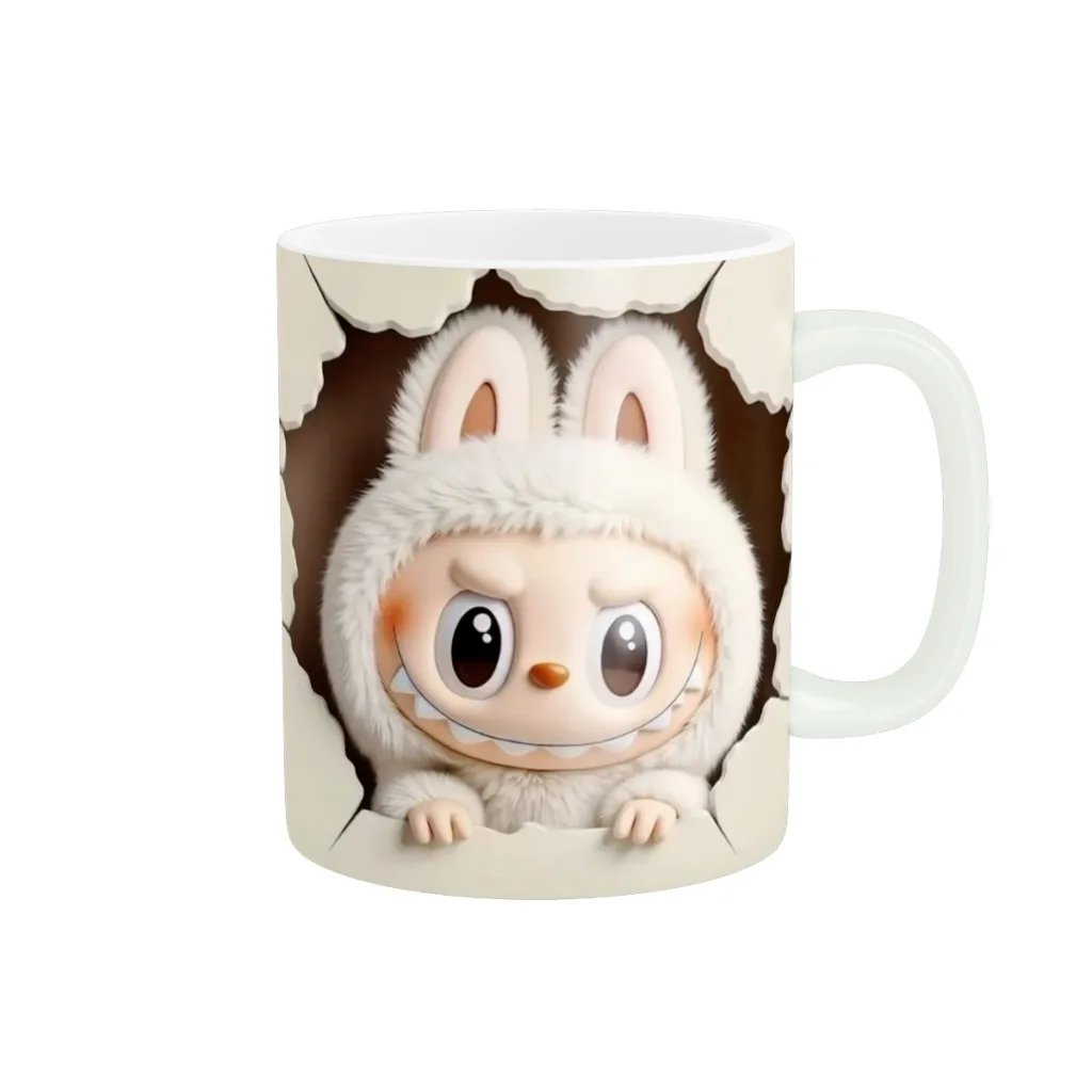 ماگ پاد آفرین طرح عروسک لبوبو لابوبو Labubu کد 5851