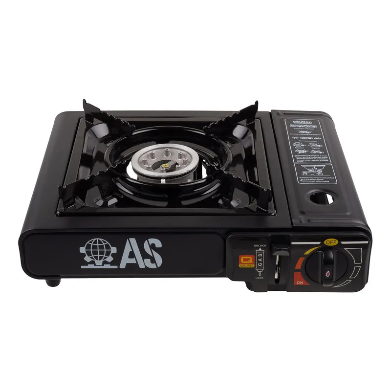 اجاق سفری آویژه صنعت مدل AS-BDZ-155-AL به همراه 4 عدد کپسول