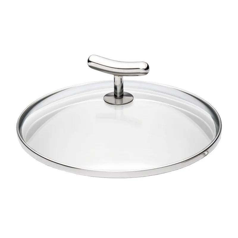 سرویس قابلمه و تابه استیل 8 پارچه سیلامپوس مدل YUMI Glass