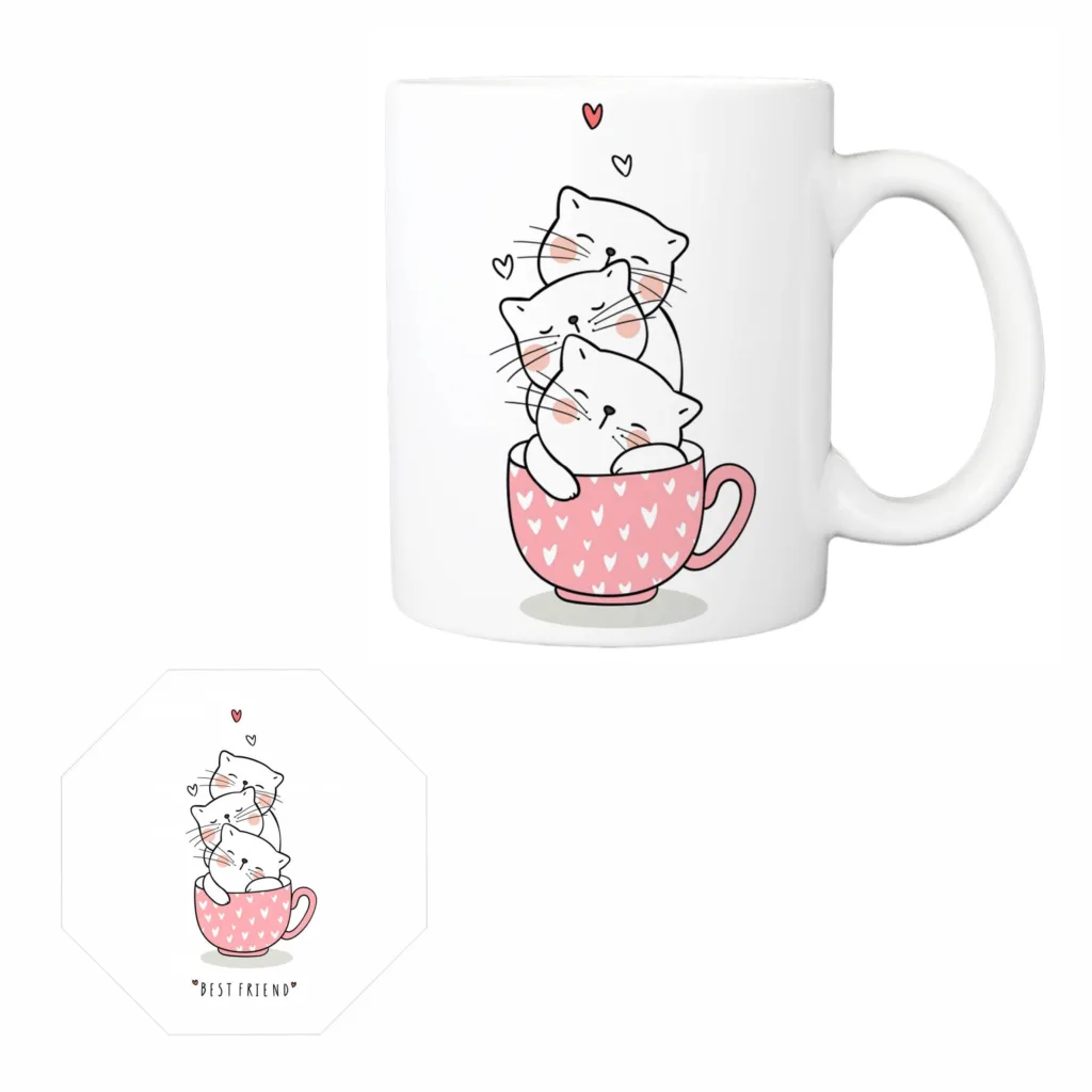 ماگ مدل 150 به همراه زیر لیوانی