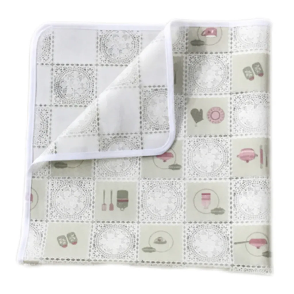 سفره 6 نفره مدل رویال طرح گیپور سایز 140×100 سانتی متر کد 04