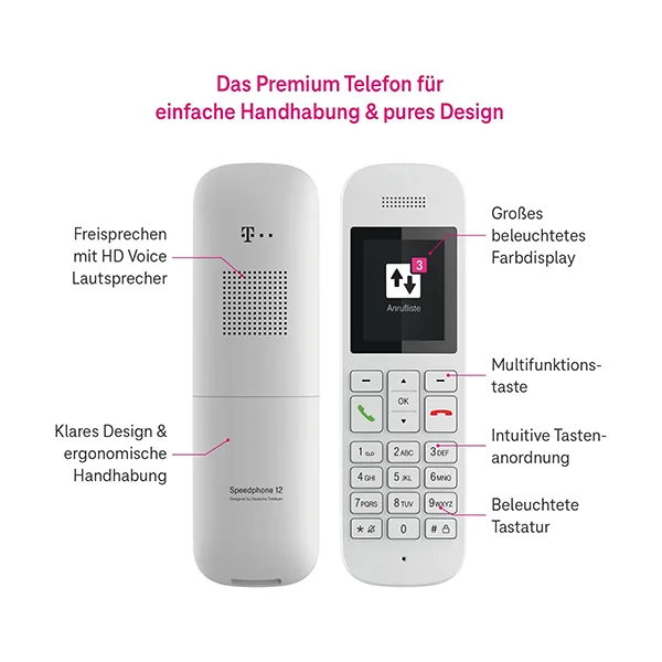 تلفن بی سیم تلکام مدل ‎Speedphone 12
