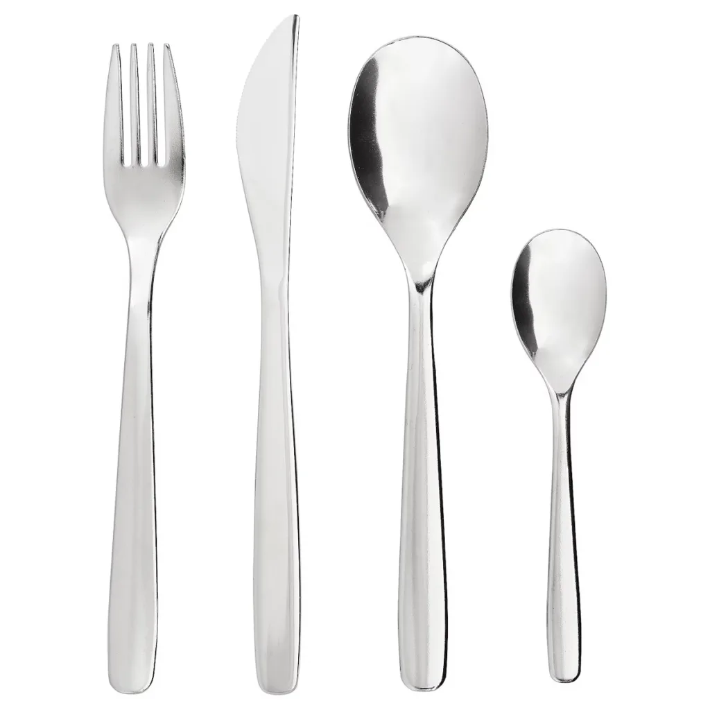 سرویس قاشق و چنگال 16 پارچه ایکیا مدل MOPSIG-0034