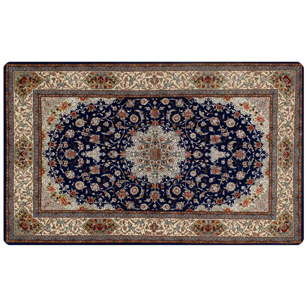 پادری طرح فرش مدل صفویه m4-203 سایز 46×76 سانتی متر