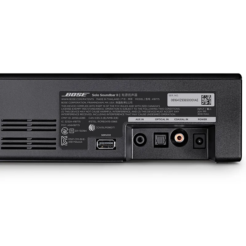ساندبار بوز مدل SOLO Soundbar II
