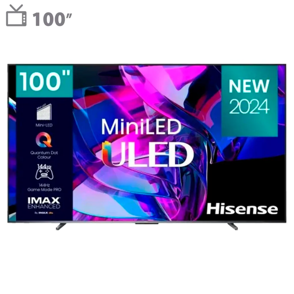 تلویزیون 100 اینچ ال ای دی هوشمند هایسنس مدل 100U7K