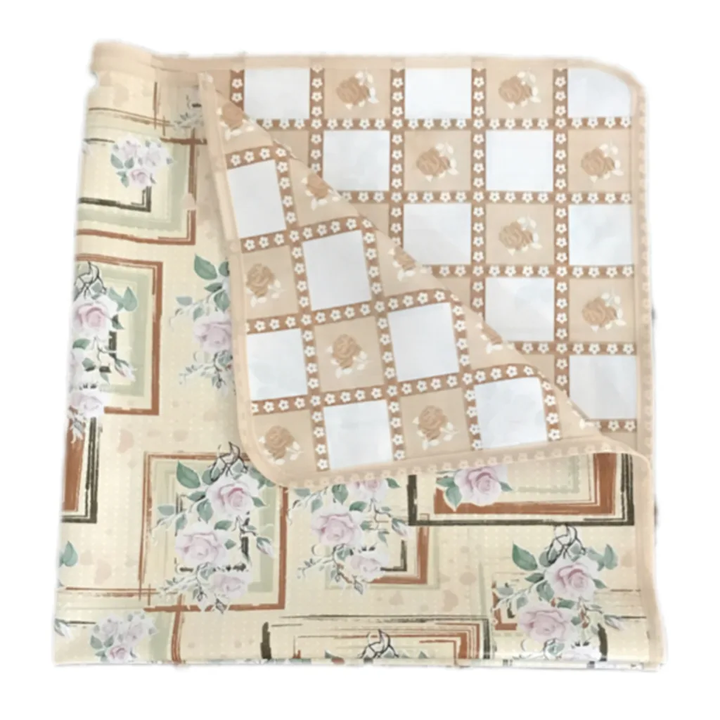 سفره 3 نفره مدل آوا طرح 2 رو سایز 100×70 سانتی متر کد 05