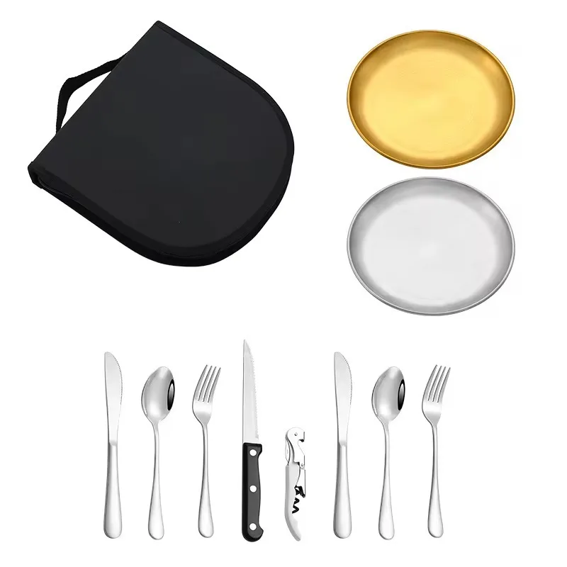 مجموعه ظروف سفری 2 نفره کد Stainless steel