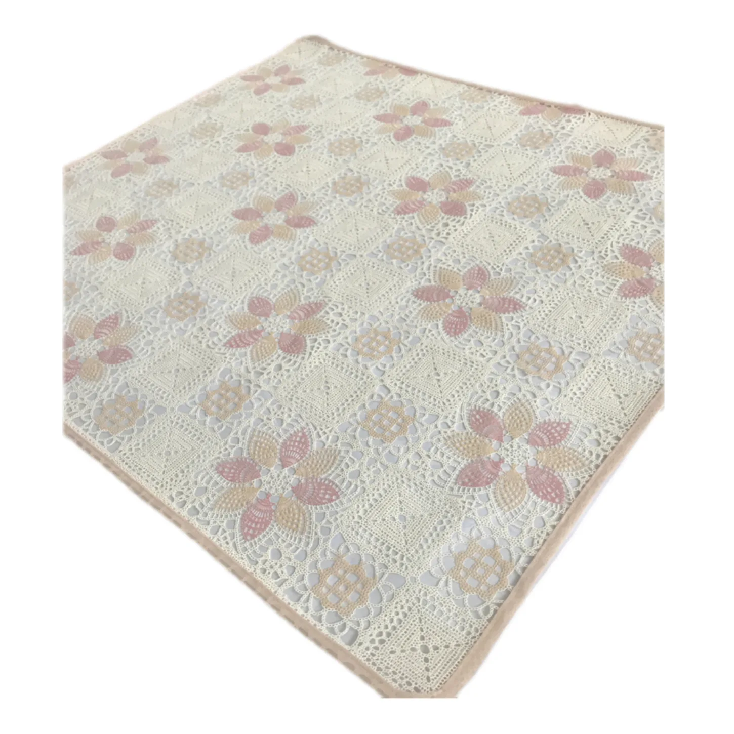 سفره 2 نفره مدل رویال طرح گیپور کد 06 سایز 70×70 سانتی متر
