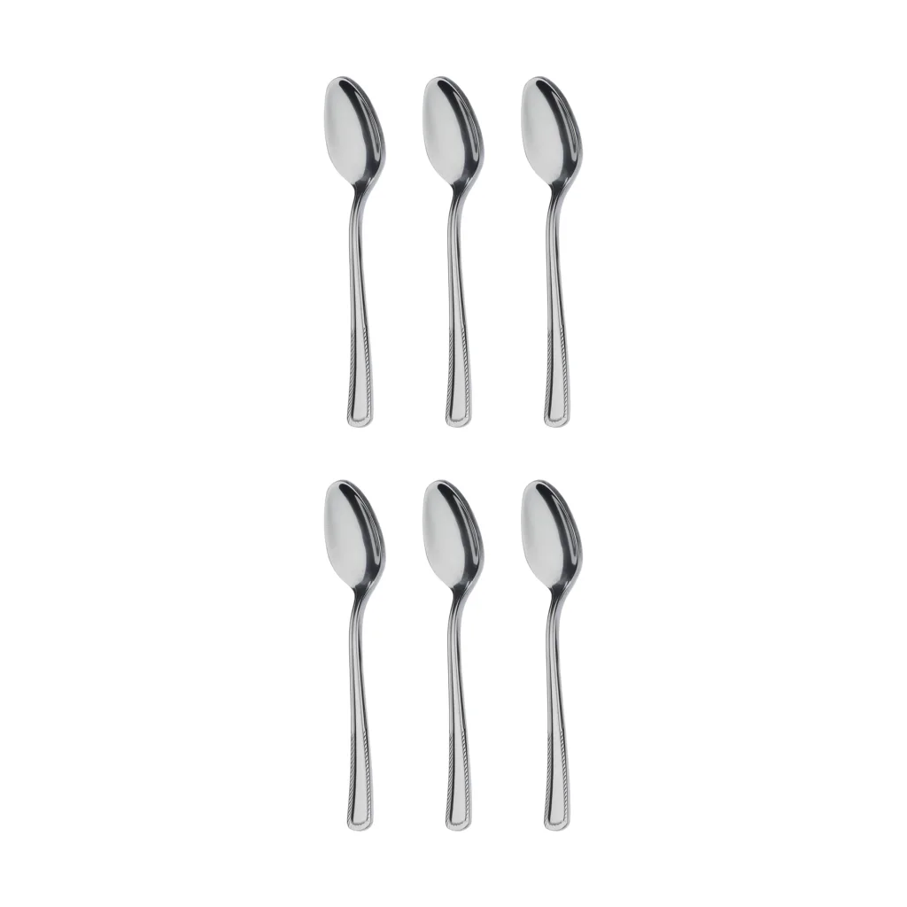 قاشق چای خوری صنايع استيل ايران مدل مودنا بسته 6 عددی