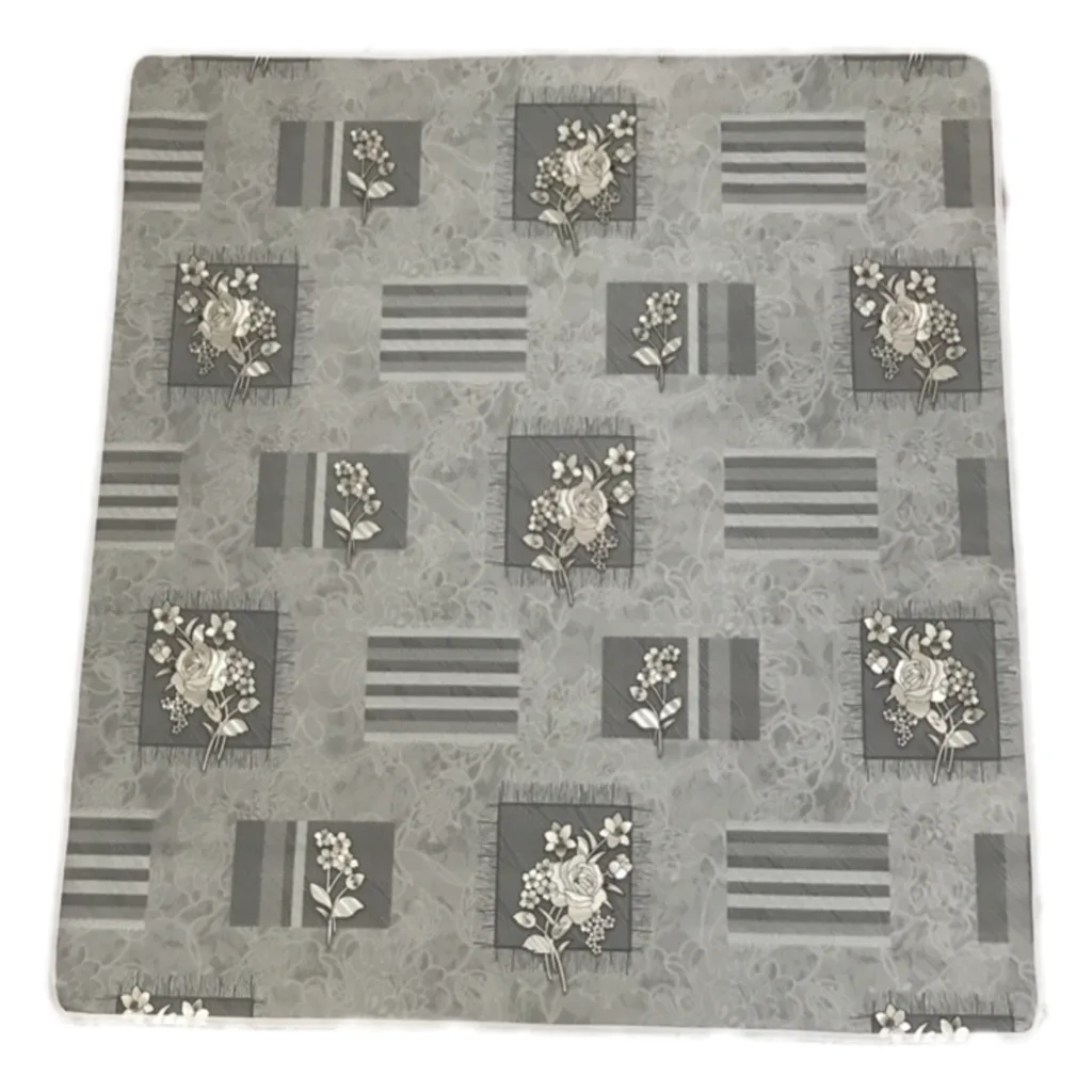 سفره 4 نفره مدل لایت طرح پشت نخی سایز 100×100 سانتی متر کد 05