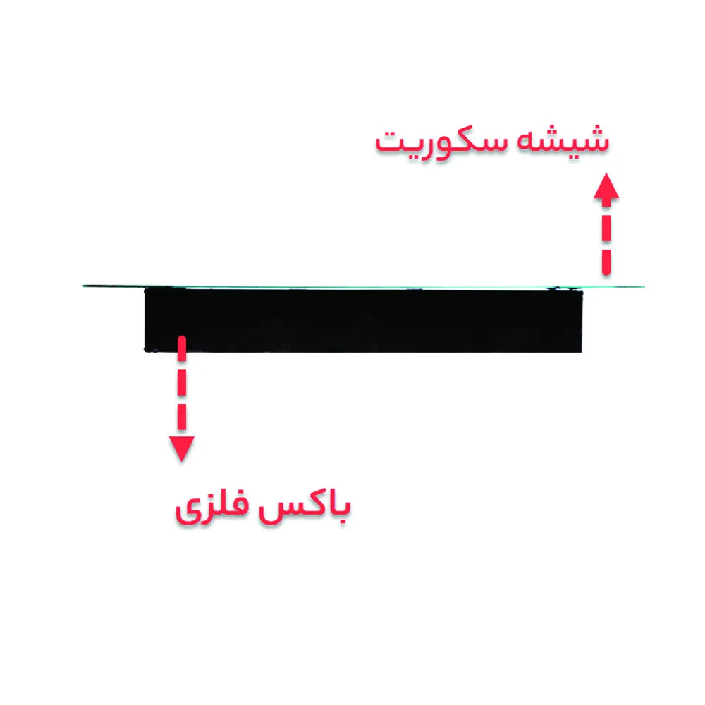 شومینه دیواری برقی شومینه بیستون مدل B.E_140_L2