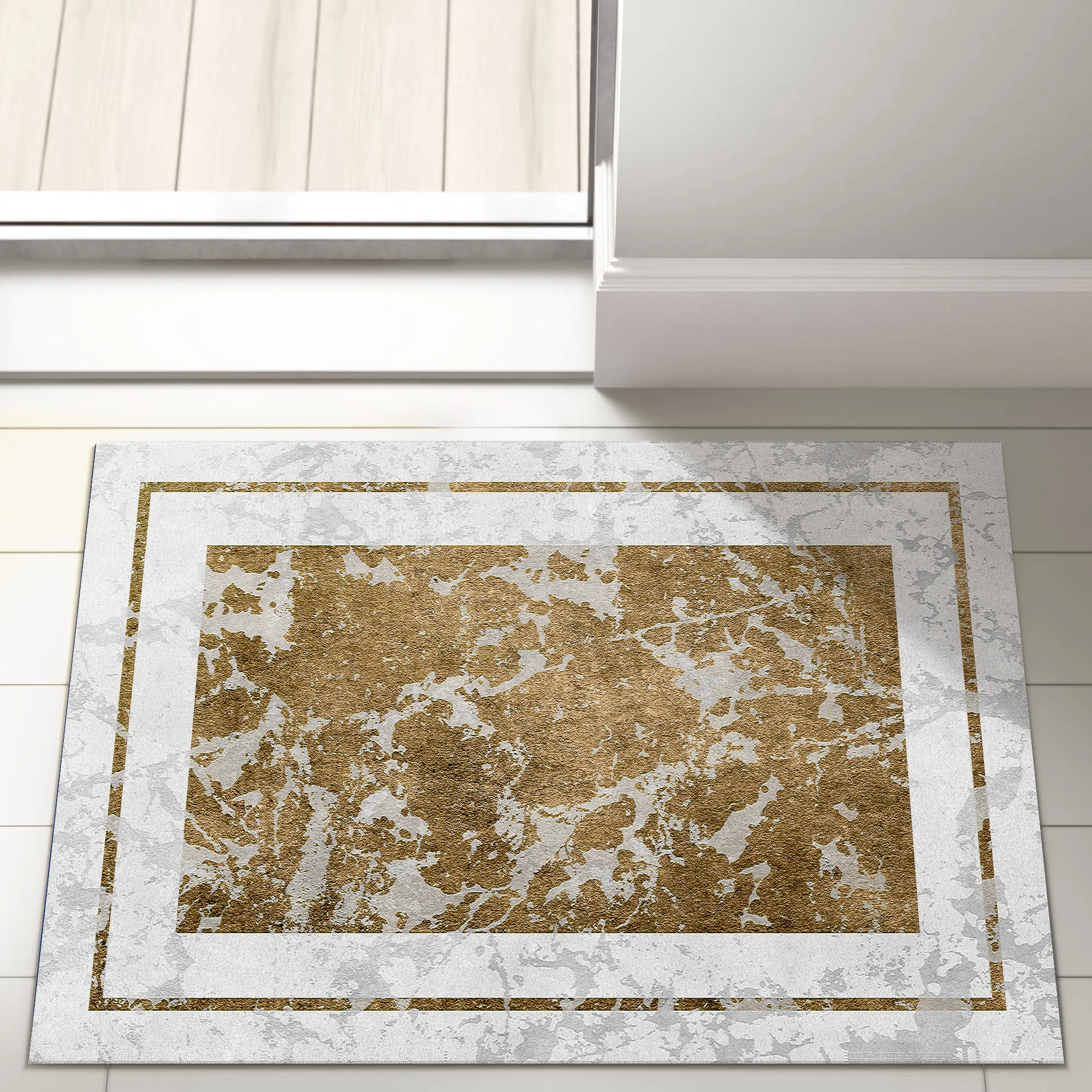 پادری مدل مستطیل کد 411 سایز 50×80 سانتی متر