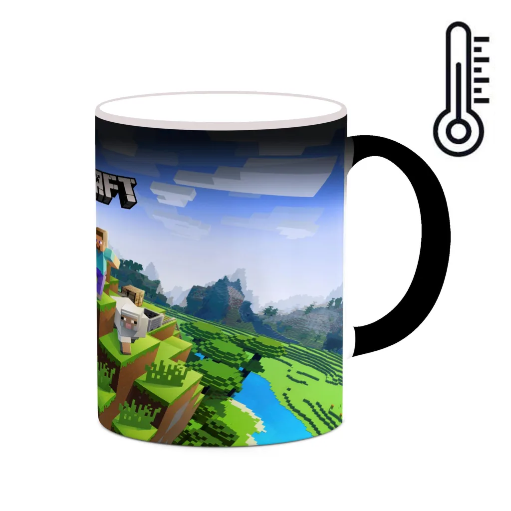 ماگ حرارتی کاکتی طرح ماینکرافت minecraft مدل mgh41607