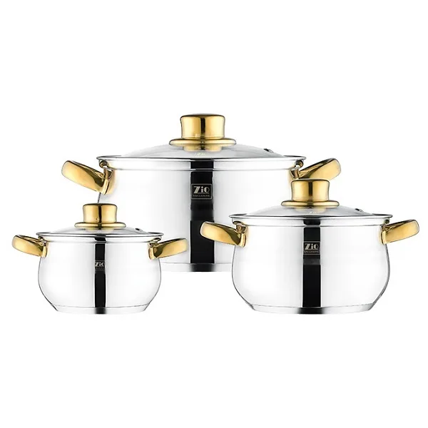 سرویس قابلمه شش پارچه زیو مدل Z-1118
