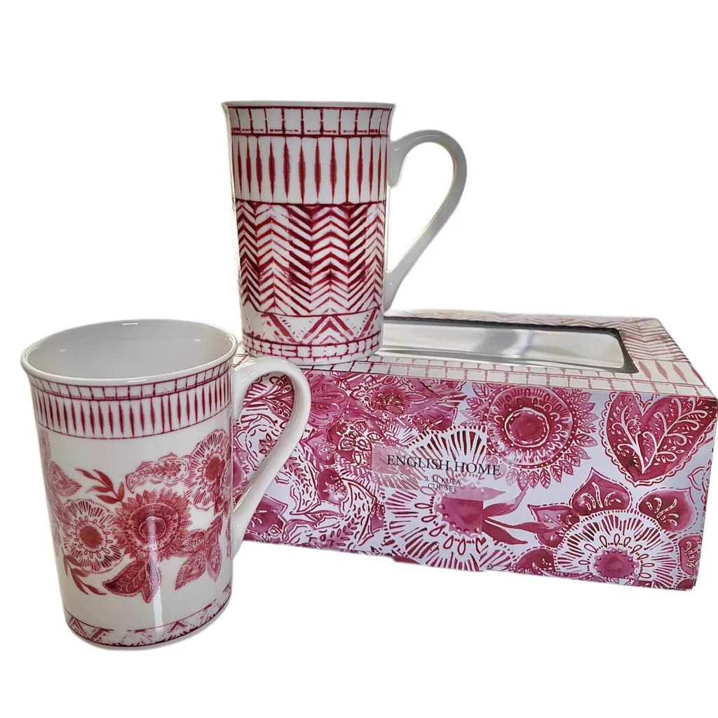 ماگ انگلیش هوم مدل Flower بسته 2 عددی