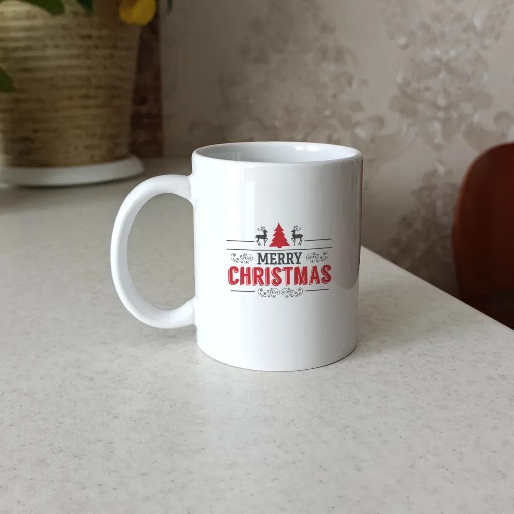 ماگ ژالینو طرح تبریک کریسمس کد 001