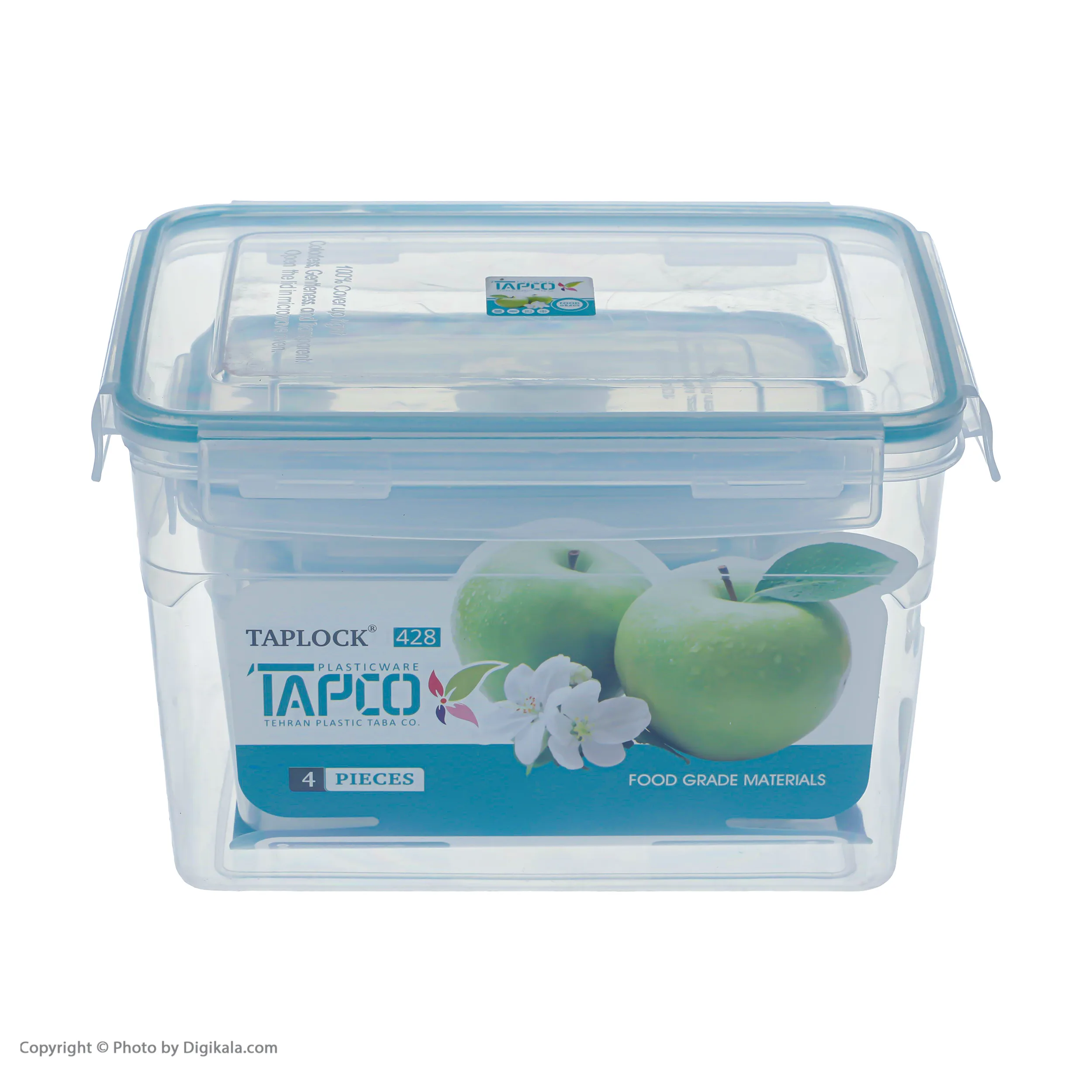 ظرف نگهدارنده تاپکو مدل 428 بسته 4 عددی