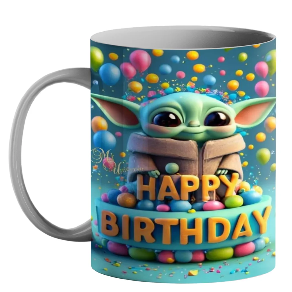 ماگ طرح تولدت مبارک کد 110