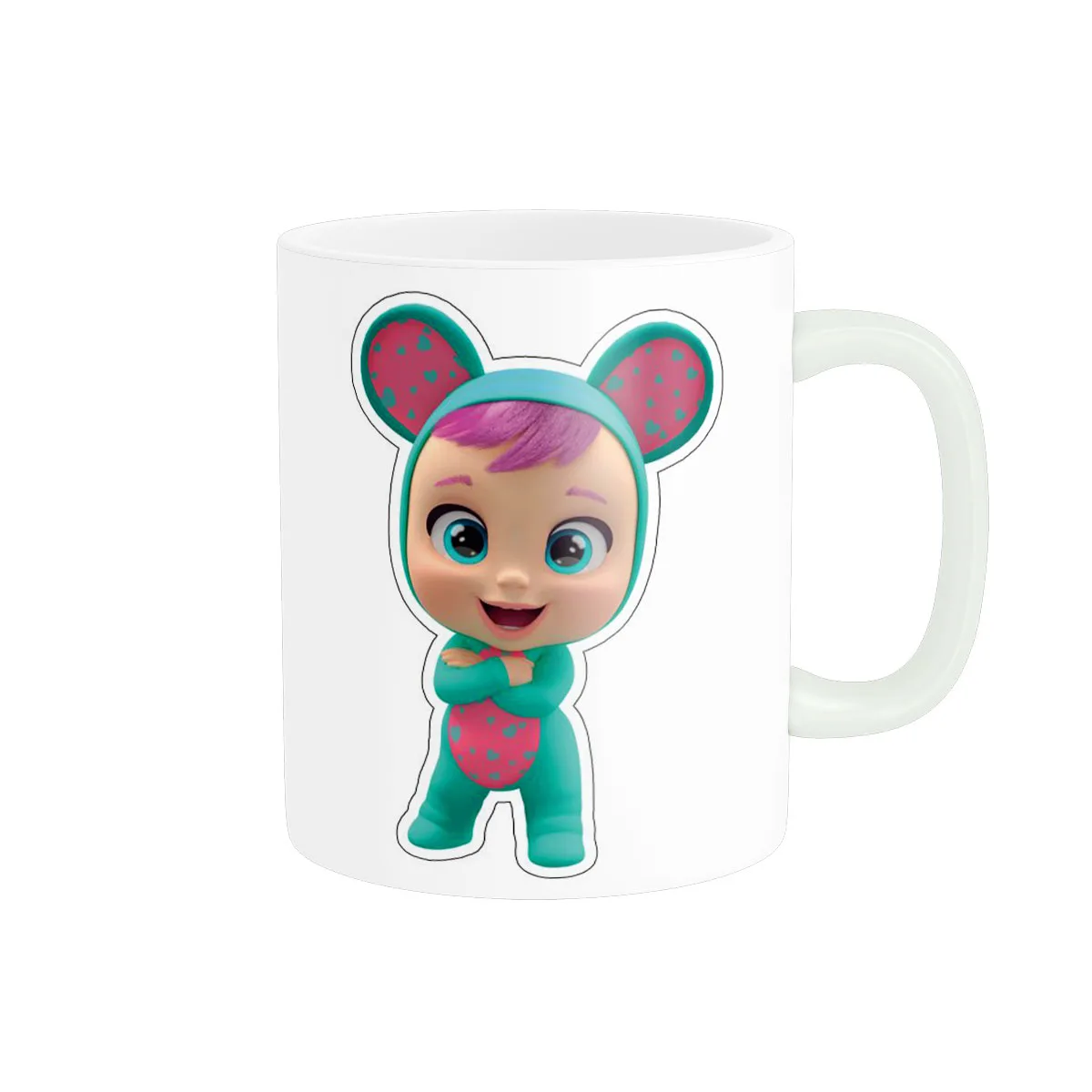 ماگ پاد آفرین مدل کرای بیبی بچه گریان کیوت فانتزی طرح بامزه کد 820