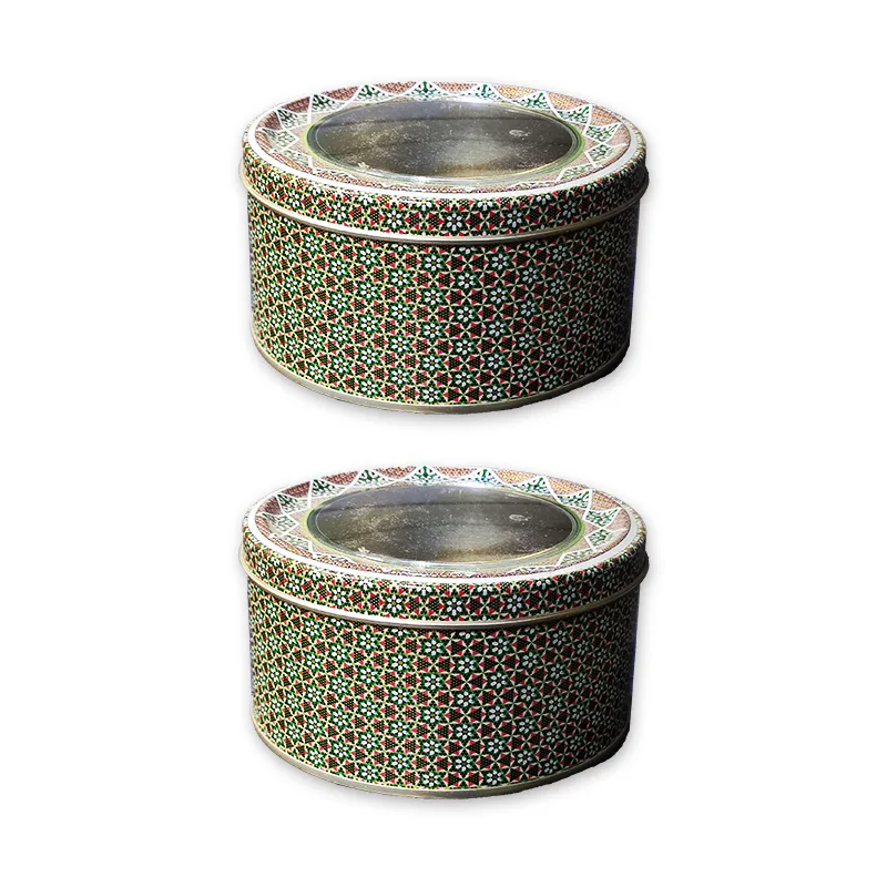 ظرف زعفران و ادویه مدل خاتم کد KH-EX2 بسته 2 عددی