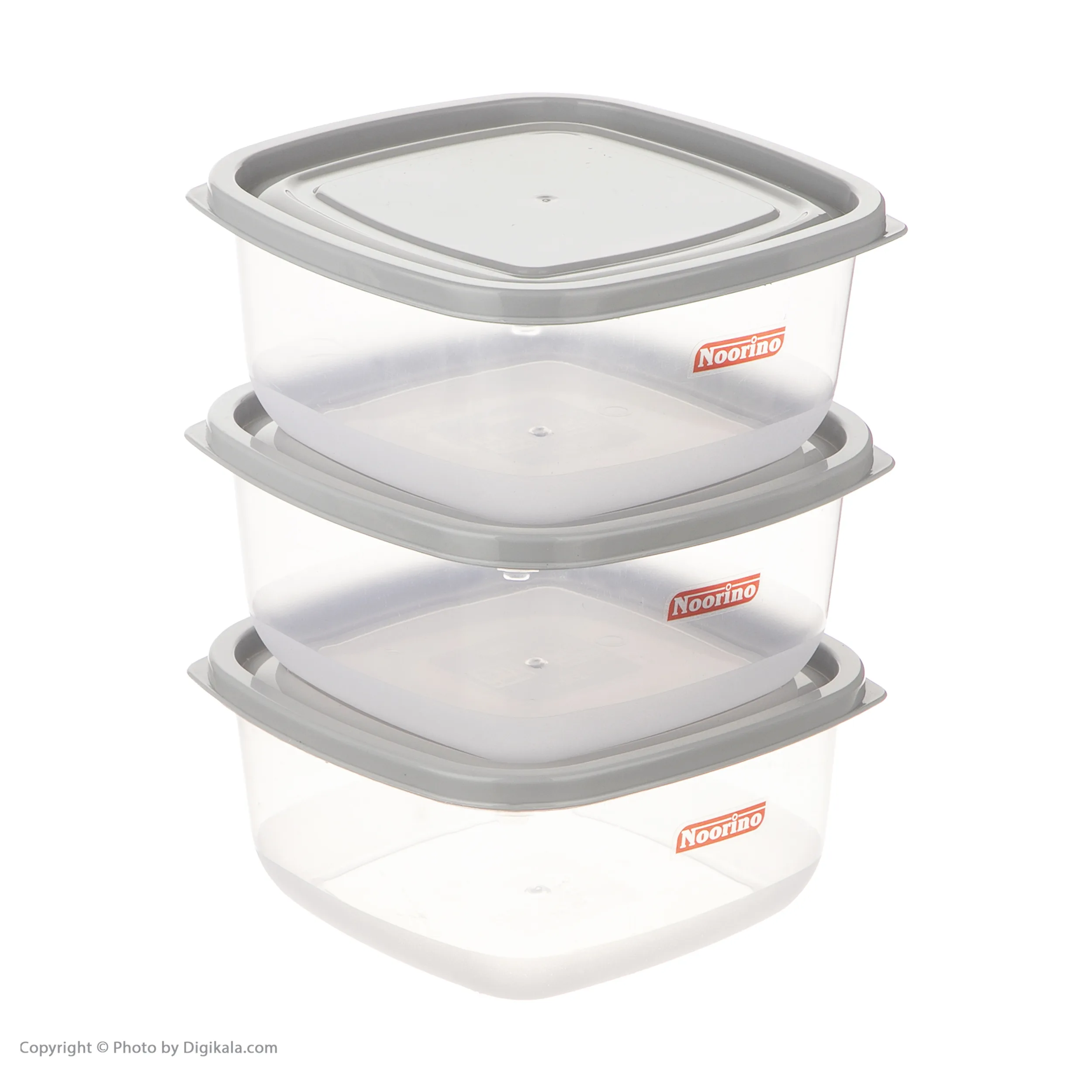 ظرف نگهدارنده نورینو مدل نارون مجموعه 3 عددی