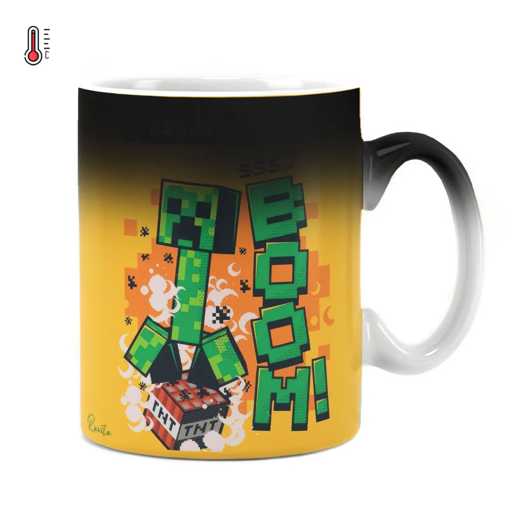 ماگ حرارتی راویتا مدل ماینکرافت کد 3653