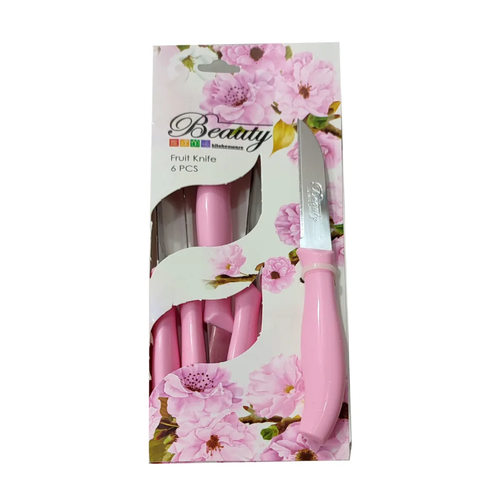 کارد میوه خوری کد 0066 بسته 6 عددی